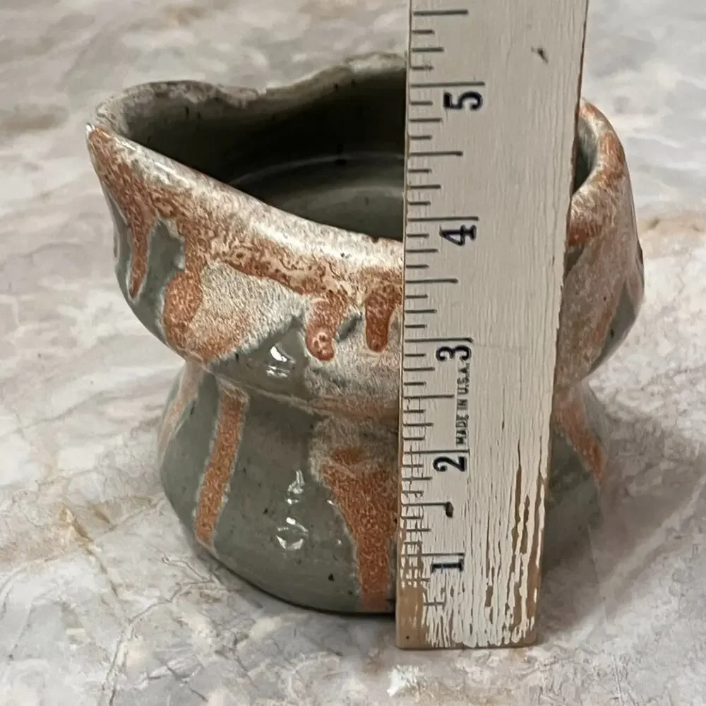 Studio Art Pottery Ceramic Creamer Cup 4